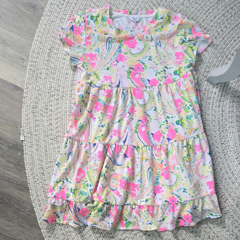 Crown & Ivy  - Pink and Green Floral Charm